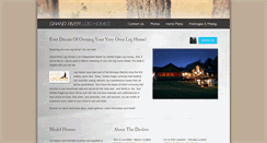 Desktop Screenshot of grandriverloghomes.com